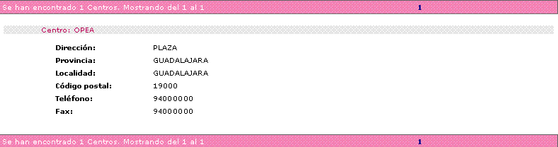 Aspecto de una tabla dinamica